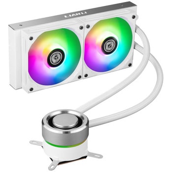 水冷cpuクーラー Galahad Aio 240 Rgb White ホワイト Lianli Cpuクーラー 通販モノタロウ Galahad Aio 240 Rgb White