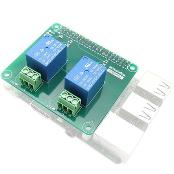 ADRSRU2 Raspberry Pi 用リレー制御拡張基板 2 回路【組立済】 ビット