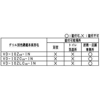 ダクト用換気扇専用グリル 天然木タイプ 三菱電機