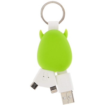 Lumen Lightning/MicroUSB充電ケーブル [キーチェーン型] - ルーメン