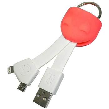 USB-8LTMOR Lumen Lightning/MicroUSB�[�d�P�[�u�� [�L�[�`�F�[���^] ���[���� �^�u���b�g�p 62958325