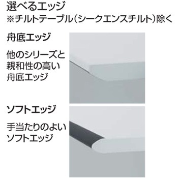 スタンダードテーブル シークエンス 船底天板 ボタン昇降(配送・組立サービス付き) コクヨ