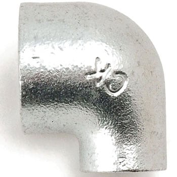 径違いエルボ11/4×3/4 径違いエルボ 可鍛鋳鉄製管継手 白 モノタロウ 62975343
