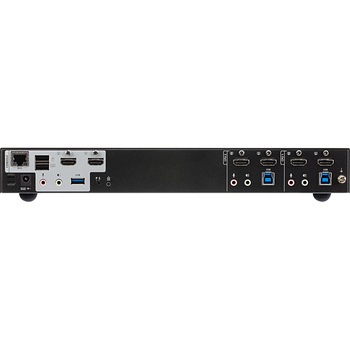 2ポートHDMIデュアルディスプレイ KVMPスイッチ(2ポートUSB 3.0ハブ搭載、4K対応) ATEN