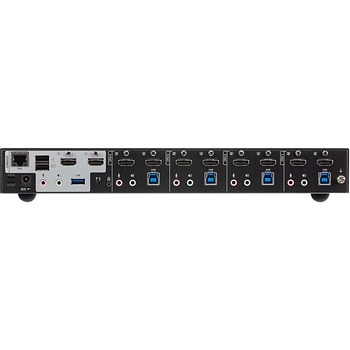 4ポートHDMIデュアルディスプレイ KVMPスイッチ(2ポートUSB 3.0ハブ搭載、4K対応) ATEN