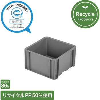 【エコマーク認定商品】リサイクルTP規格コンテナー 岐阜プラスチック工業(RISU/リス)