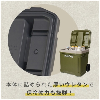 キャスター付き クーラーボックス 大型 ラティチュード 60ローラー (57L) イグルー