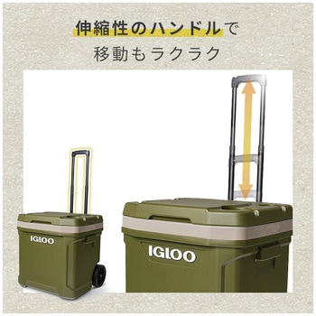 キャスター付き クーラーボックス 大型 ラティチュード 60ローラー (57L) イグルー