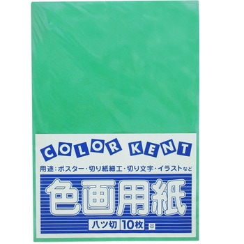 色画用紙 八ツ切 1パック10枚入 大王製紙