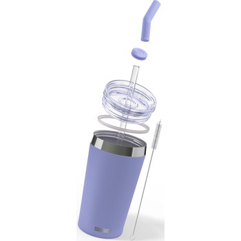 ガラスストロー付き ステンレスマグ ヘリア 0.45L SIGG(シグ)