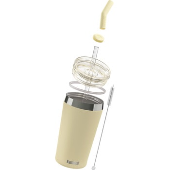 ガラスストロー付き ステンレスマグ ヘリア 0.45L SIGG(シグ)