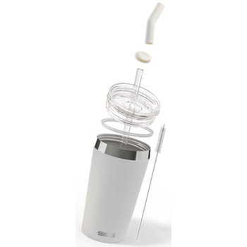 ガラスストロー付き ステンレスマグ ヘリア 0.45L SIGG(シグ)