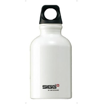 50140 水筒 アルミニウム製ボトル トラベラー 0.3L SIGG(シグ) ホワイト色 寸法14.5×Φ6.5cm - 【通販モノタロウ】