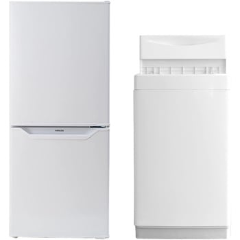 家電セット 寮 オフィス 事務所 新生活家電 2点セット (6kg洗濯機 106L冷蔵庫) YAMAZEN(山善)