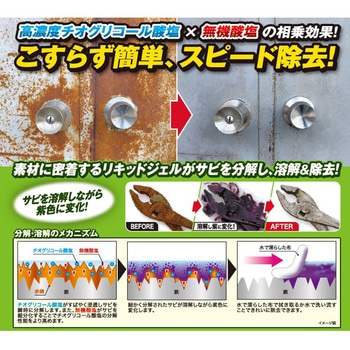 スーパーサビ取り リキッドジェル 250g 呉工業(クレ)