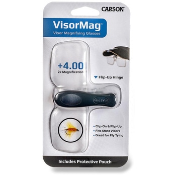 2倍 帽子用クリップオンマグニファイア +4.00度ディオプター Carson(カールソン)