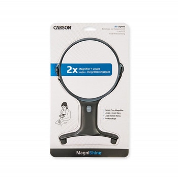 LEDライト付き 2倍ハンズフリーマグニファイア Carson(カールソン)