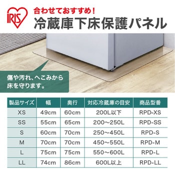 RPD-M 冷蔵庫下床保護パネル 1個 アイリスオーヤマ 【通販サイトMonotaRO】