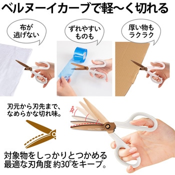 ハサミ チタンコート フィットカットカーブ プレミアムチタン(リニューアル) PLUS(プラス)[文具]