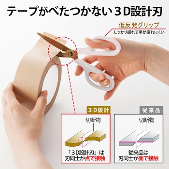 ハサミ チタンコート フィットカットカーブ プレミアムチタン(リニューアル) PLUS(プラス)[文具]