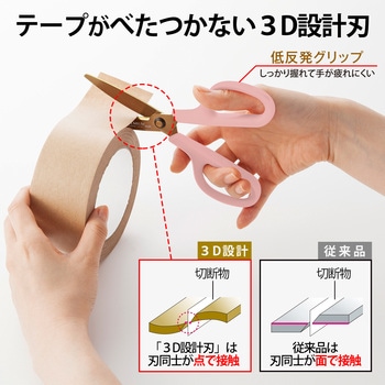 ハサミ チタンコート フィットカットカーブ プレミアムチタン(リニューアル) PLUS(プラス)[文具]