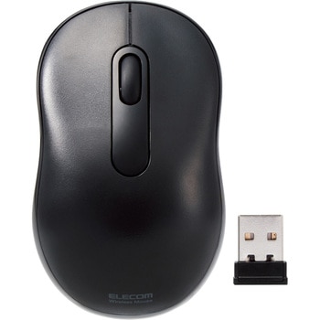 ワイヤレスマウス 無線 2.4GHz USB 抗菌 光学式 3ボタン 静音 Sサイズ エレコム