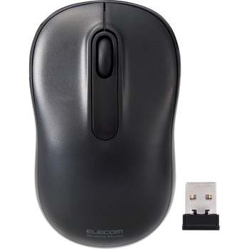 ワイヤレスマウス 無線 2.4GHz USB 抗菌 光学式 3ボタン 静音 Mサイズ エレコム