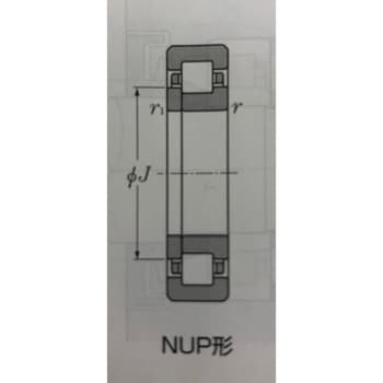 NUP2212EAT2XU 円筒ころ軸受 NUP 1個 エヌティーエヌ(NTN) 【通販