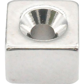 ネオジム磁石(角形皿ねじ穴付) TRUSCO