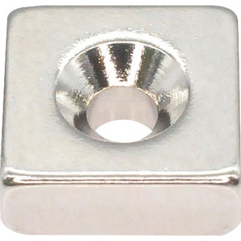 ネオジム磁石(角形皿ねじ穴付) TRUSCO