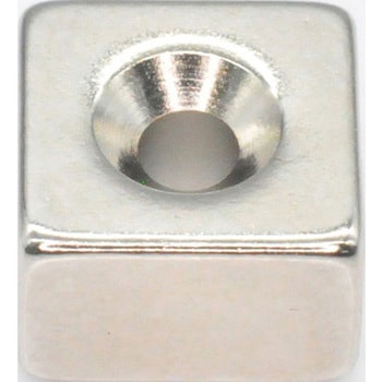 ネオジム磁石(角形皿ねじ穴付) TRUSCO