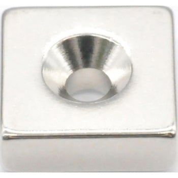 ネオジム磁石(角形皿ねじ穴付) TRUSCO