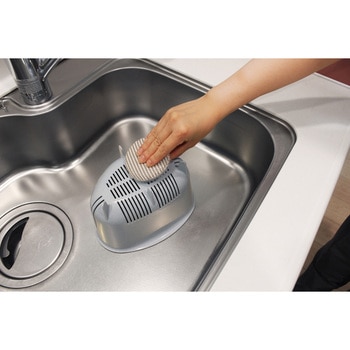 両面使えるブラシスポンジ アズマ工業