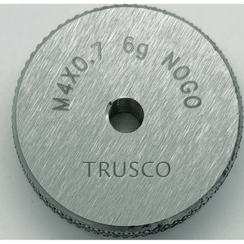 TRNGO6G-M2X0.4 ねじ用リングゲージ 止まり TRUSCO 呼び寸法M2mm 