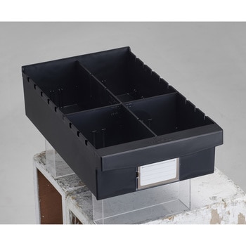 ウォールユニットWUN型・引出しユニット・バンラック[[R上]]ケース用引出し 導電タイプ用仕切板 TRUSCO