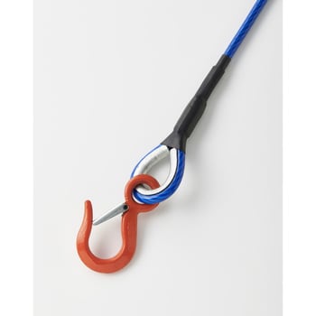 玉掛ワイヤーロープスリング(カラー被覆・収縮カバー付) 4本吊り・収縮