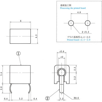基板端子用アクセサリー チェックターミナル TRUSCO
