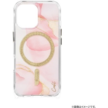 iPhone 17 Coehl 耐衝撃 ストラップループ付属 ワイヤレス充電対応 スマホケース 「AERIS」 ソフトピンク Coehl