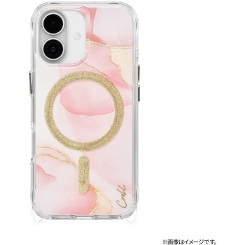 iPhone 17 Coehl 耐衝撃 ストラップループ付属 ワイヤレス充電対応 スマホケース 「AERIS」 ソフトピンク Coehl