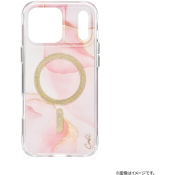 iPhone 17 Pro Max Coehl 耐衝撃 ストラップループ付属 ワイヤレス充電対応 スマホケース 「AERIS」 ソフトピンク Coehl