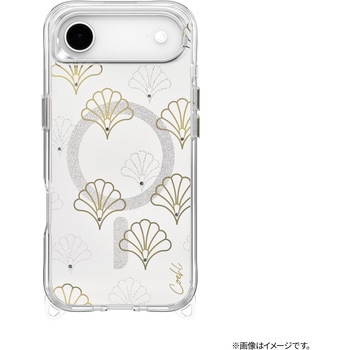 iPhone Air Coehl ストラップループ付属 ワイヤレス充電対応 スマホケース 「MAREE」 スパークリングシルバー Coehl