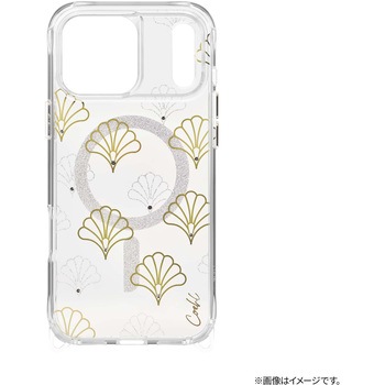 iPhone 17 Pro Max Coehl ストラップループ付属 ワイヤレス充電対応 スマホケース 「MAREE」 スパークリングシルバー Coehl