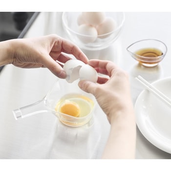 電子レンジ対応洗いやすいハンドル付き下ごしらえボウル タワー S クリア 山崎実業