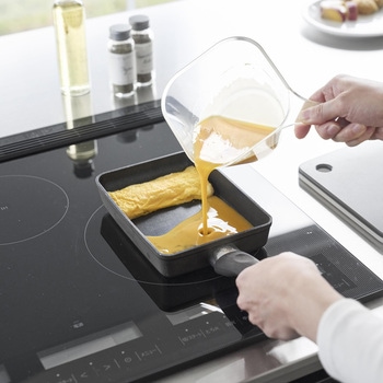 電子レンジ対応洗いやすいハンドル付き下ごしらえボウル タワー L クリア 山崎実業