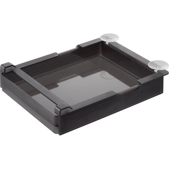 冷蔵庫中棚下高さ調節ラック タワー L ブラック 山崎実業