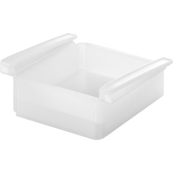 冷蔵庫中棚下伸縮ラック タワー ホワイト 山崎実業