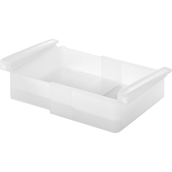 冷蔵庫中棚下伸縮ラック タワー ホワイト 山崎実業