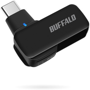 Type-C接続 USB3.2 microSD専用カードリーダ ブラック BUFFALO(バッファロー)