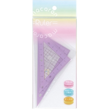 マカロン三角定規10cm 西敬(イカリボシ)