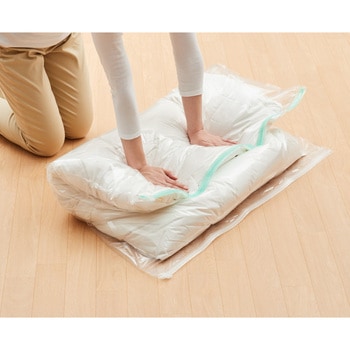 消臭手押し圧縮袋シングルふとん用 1P アール